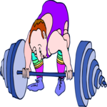 Weight Lifting 42 Clip Art