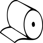 Paper Roll 1 Clip Art