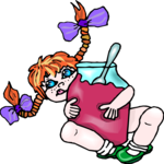 Girl with Jam