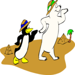 Bear & Penguin in Egypt