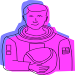 Astronaut 46 Clip Art