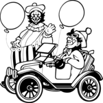 Clowns with Car