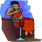 Woman Talking on Phone 2