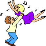 Couple Dancing 1 Clip Art