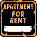 Apartment for Rent Clip Art