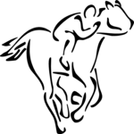 Horse Racing 20 Clip Art