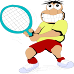 Tennis 051 Clip Art