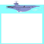 Aircraft Carrier Frame Clip Art