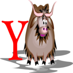 Cartoon Animal Y