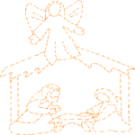 Nativity Scene 14 Clip Art