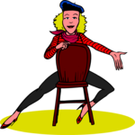 Dancer - French Clip Art