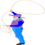 Cowboy with Lasso 3