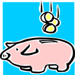 Piggy Bank 04 Clip Art