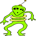 Space Alien 056 Clip Art