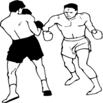 Boxing - Boxers 04 Clip Art