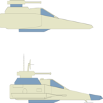 Space Ships 3 Clip Art