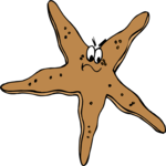 Starfish - Angry Clip Art