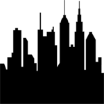 City Skyline 04 Clip Art