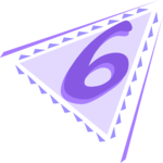 Triangular 6 Clip Art