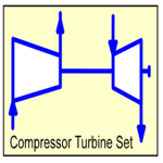 Compressor Turbine Set Clip Art