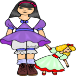 Girl with Doll 15