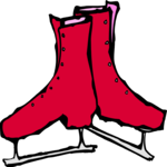 Ice Skates 2 Clip Art