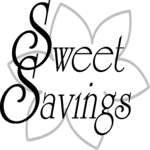 Sweet Savings Clip Art