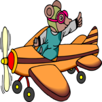 Mouse - Pilot Clip Art