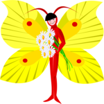 Costume - Butterfly 2 Clip Art