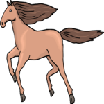 Horse Running 3 Clip Art