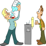 Water Cooler Encounter 1 Clip Art