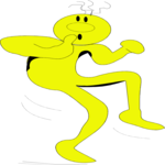 Yellow Dude - Sneaky 1 Clip Art