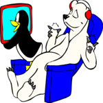 Bear & Penguin on Plane