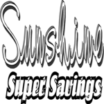 Sunshine Super Savings Clip Art