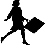 Woman Carrying Breifcase