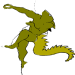 Lizardman 3 Clip Art