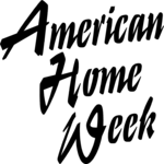 American Home Week 1 Clip Art