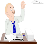 Businessman - Bored 2 Clip Art