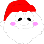 Santa Face 06 Clip Art