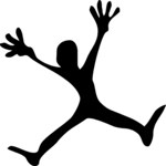 Jumping for Joy Clip Art