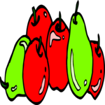 Apples & Pears Clip Art