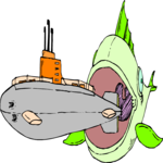 Fish Eating Submarine