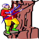 Mountain Climbing 22 Clip Art