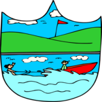 Water Skiing 19 Clip Art