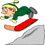 Sledding 12 Clip Art