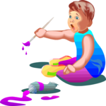 Child Painting 2