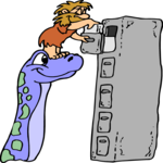 Caveman at File Cabinet