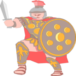 Footman - Roman 6 Clip Art