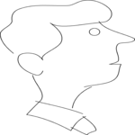 Profile of Man 02