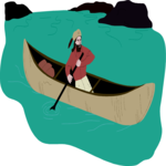 Canoeing Clip Art